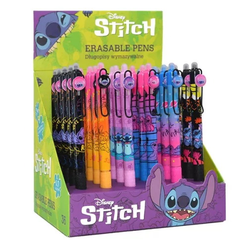 Golyóstoll COOLPACK radírozható Lilo és Stitch fekete-kék mintás