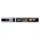 Filctoll UNI Posca PC-5BR ecsethegyű szürke
