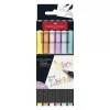 Filctoll FABER-CASTELL Black Edition pasztell 6 darabos