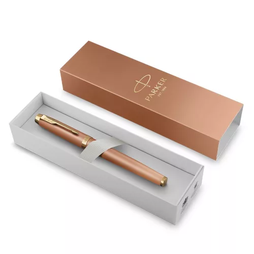 Töltőtoll PARKER Royal IM Rituals narancssárga arany klipsz