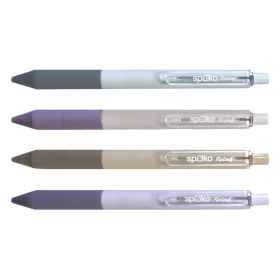   Zseléstoll SPOKO ReLeaf Elements nyomógombos 0,5 mm kék írásszín vegyes színben