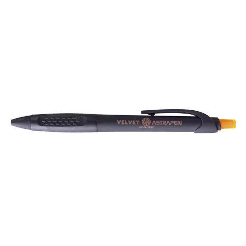 Golyóstoll ASTRA PEN Velvet 0,7 mm fekete-narancssárga