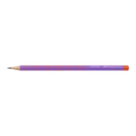  Grafitceruza FABER-CASTELL Grip Flow piros-lila B háromszögletű