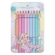 Színes ceruza FABER-CASTELL Sparkle jumbo fém dobozos 10 darabos