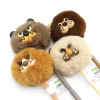 Zseléstoll JUNIOR radírozható 0,7mm pom-pom formával Lion