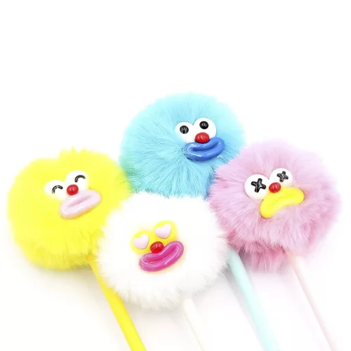 Zseléstoll JUNIOR radírozható 0,5mm pom-pom formával Pasztell száj