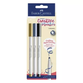   Filctoll FABER-CASTELL kreatív vágott 1,5 mm hegy 3 darab/bliszter