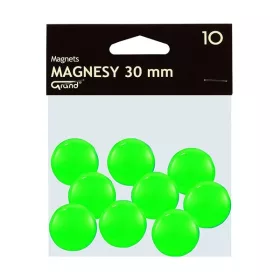Táblamágnes GRAND 30 mm zöld 10 darabos