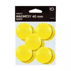 Táblamágnes GRAND 40 mm sárga 10 darabos