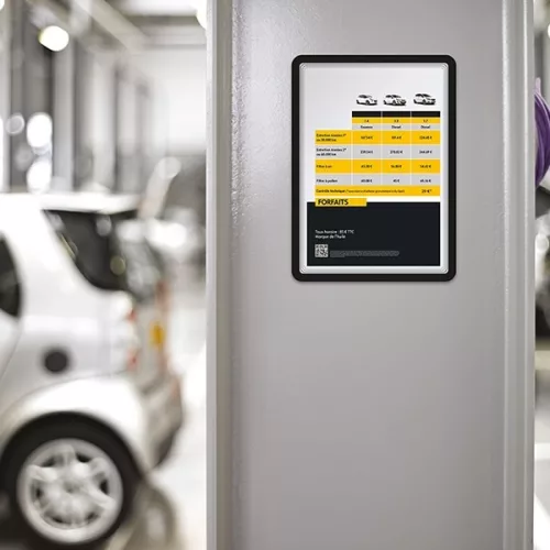 Mágneses tasak DJOIS Magneto A/4 fekete 2 darabos