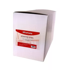 Iratspirál műanyag FORTUNA 38mm 281-340 lap fekete 50/dob