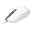 Egér vezetékes LOGITECH G203 Lightsync USB 6 gombos 8000 DPI fehér