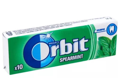 Rágógumi ORBIT Spearmint 14 g