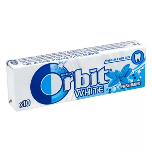 Rágógumi ORBIT White Freshmint 14 g