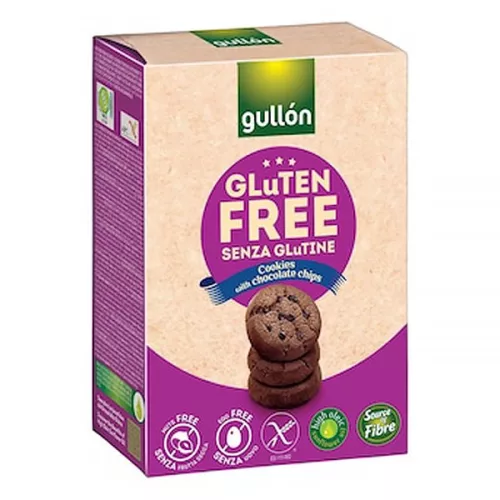 Keksz GULLON Choco Chips gluténmentes 200 g