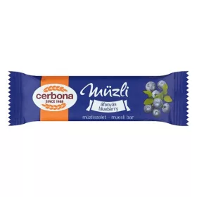 Müzliszelet CERBONA áfolyás joghurtos bevonóval 20 g