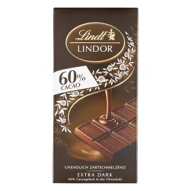 Csokoládé LINDT Lindor 60% Cacao étcsokoládé 100 g