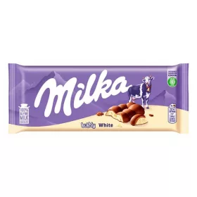 Csokoládé MILKA Bubbly White fehércsokoládés 95 g