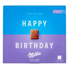 Csokoládé MILKA Happy Birthday alpesi tejkrémes 110 g