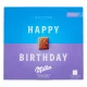 Csokoládé MILKA Happy Birthday alpesi tejkrémes 110 g