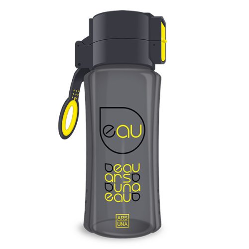 Kulacs ARS UNA műanyag BPA-mentes 450 ml szürke fekete