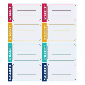 Füzetcímke ICO Student