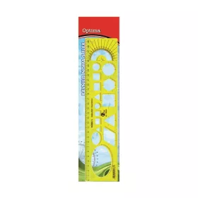 Sablon vonalzó OPTIMA hajlékony 30cm