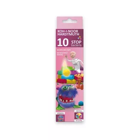 Gyurma KOH-I-NOOR antibakteriális színes 200 g 10 darabos