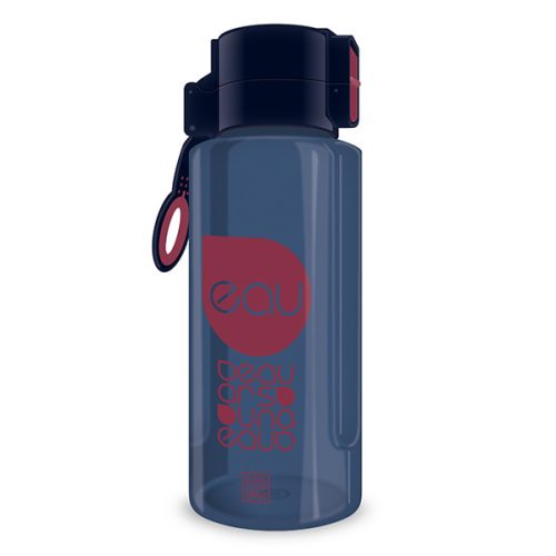 Kulacs ARS UNA műanyag BPA-mentes 650 ml fekete-sötétszürke