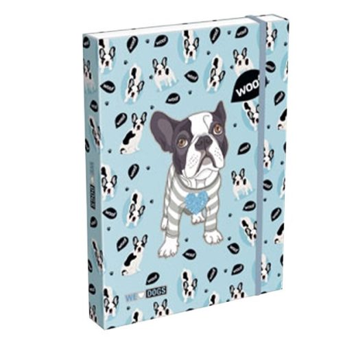 LIZZY CARD Füzetbox  A/4 We Love Dogs Woof