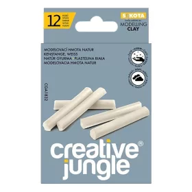 Gyurma CREATIVE JUNGLE grey natúr 200 g 12 darabos