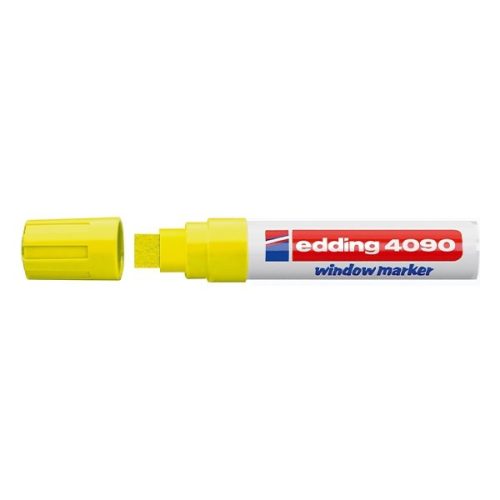 Folyékony kréta EDDING 4090 vágott 4-15 mm neon sárga