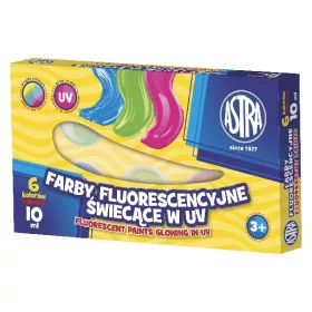 Dekorfesték ASTRA fluoreszkáló színek 6 darabos