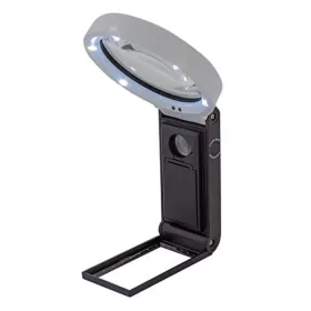   Nagyító WEDO asztali led világítással 2,5x-10x nagyítással