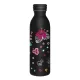 Kulacs duplafalú ARS UNA fém 600 ml Black Hibiscus