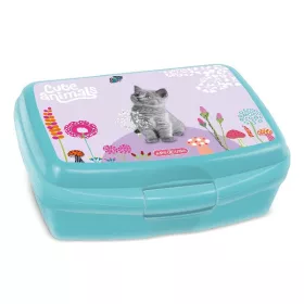   Uzsonnás doboz ARS UNA Cute Animals-Kitten műanyag 165x135x60 mm