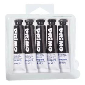 Tempera PRIMO fekete 12 ml 5 darabos
