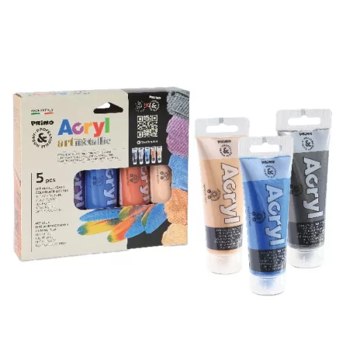 Akrilfesték készlet PRIMO neon 5x75 ml