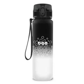   Kulacs ARS UNA műanyag matt BPA-mentes ombre 600 ml Black & White