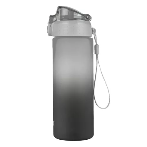Kulacs OXY CLICK műanyag BPA-mentes 600 ml Ombre fekete-szürke