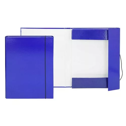 Füzetbox OPTIMA A/4 3 cm-es gerinccel sötétkék