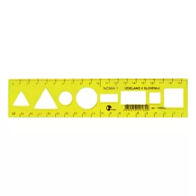 Sablon vonalzó OPTIMA fluor 20cm