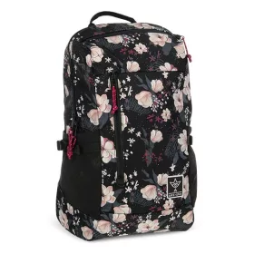 Hátizsák iskolai ARS UNA AU-17 Flowery Black