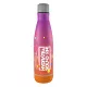 Kulacs duplafalú NEBULO fém Hydrate & SoundON Bluetooth hangszóróval 460 ml rózsa-narancs