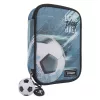 Tolltartó STREET Compact Multi 1 szintes klapnis + tároló rekesz Football