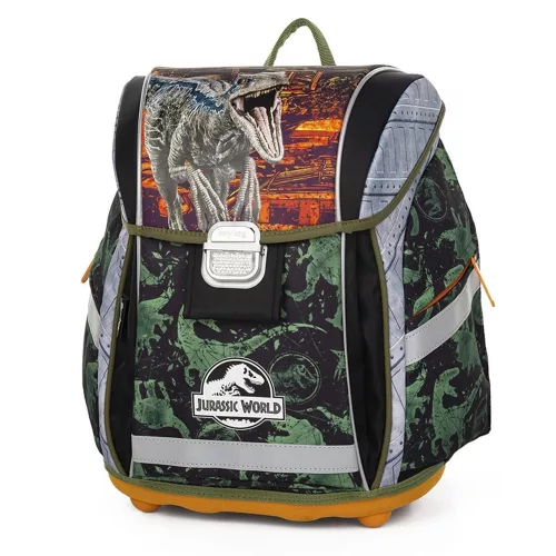 Iskolatáska szett OXY Premium Light 3 részes Jurassic World tolltartóval és tornazsákkal