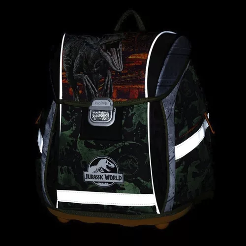 Iskolatáska szett OXY Premium Light 3 részes Jurassic World tolltartóval és tornazsákkal