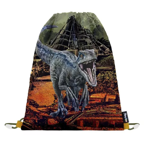 Iskolatáska szett OXY Premium Light 3 részes Jurassic World tolltartóval és tornazsákkal