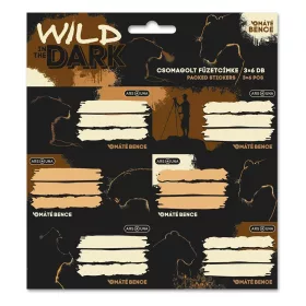 Füzetcímke ARS UNA 18 darabos Wild In The Dark