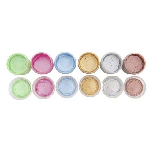 Dekorfesték ASTRA glitteres 20 ml 6 színű